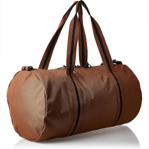 Herschel Leather Duffle Bag In Brown Color