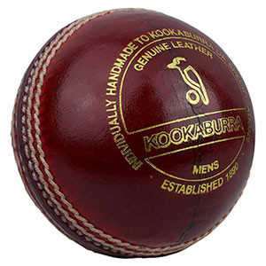 Kookaburra County Club Cricket Bal  (Pack of 1, Red)