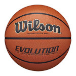 WILSON Evolution Game Basketball Basketball - Size: 6  (Pack of 1, Brown)