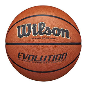WILSON Evolution Game Basketball Basketball - Size: 6  (Pack of 1, Brown)