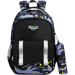 School Backpack For Kids (Black - violet)