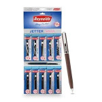 Reynolds Jetter BP Classic Ball Pens | Fine Point (0.7mm) | Blue Ink | 10 Count